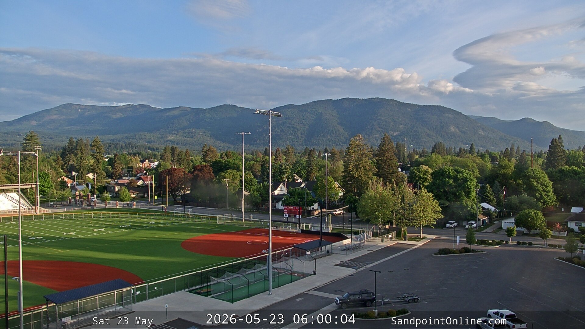 time-lapse frame, Sandpoint Online - Schweitzer Mountain webcam
