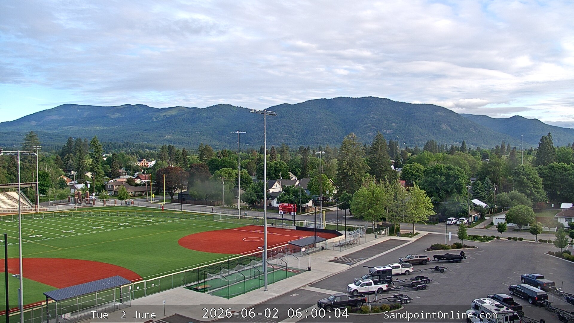 time-lapse frame, Sandpoint Online - Schweitzer Mountain webcam