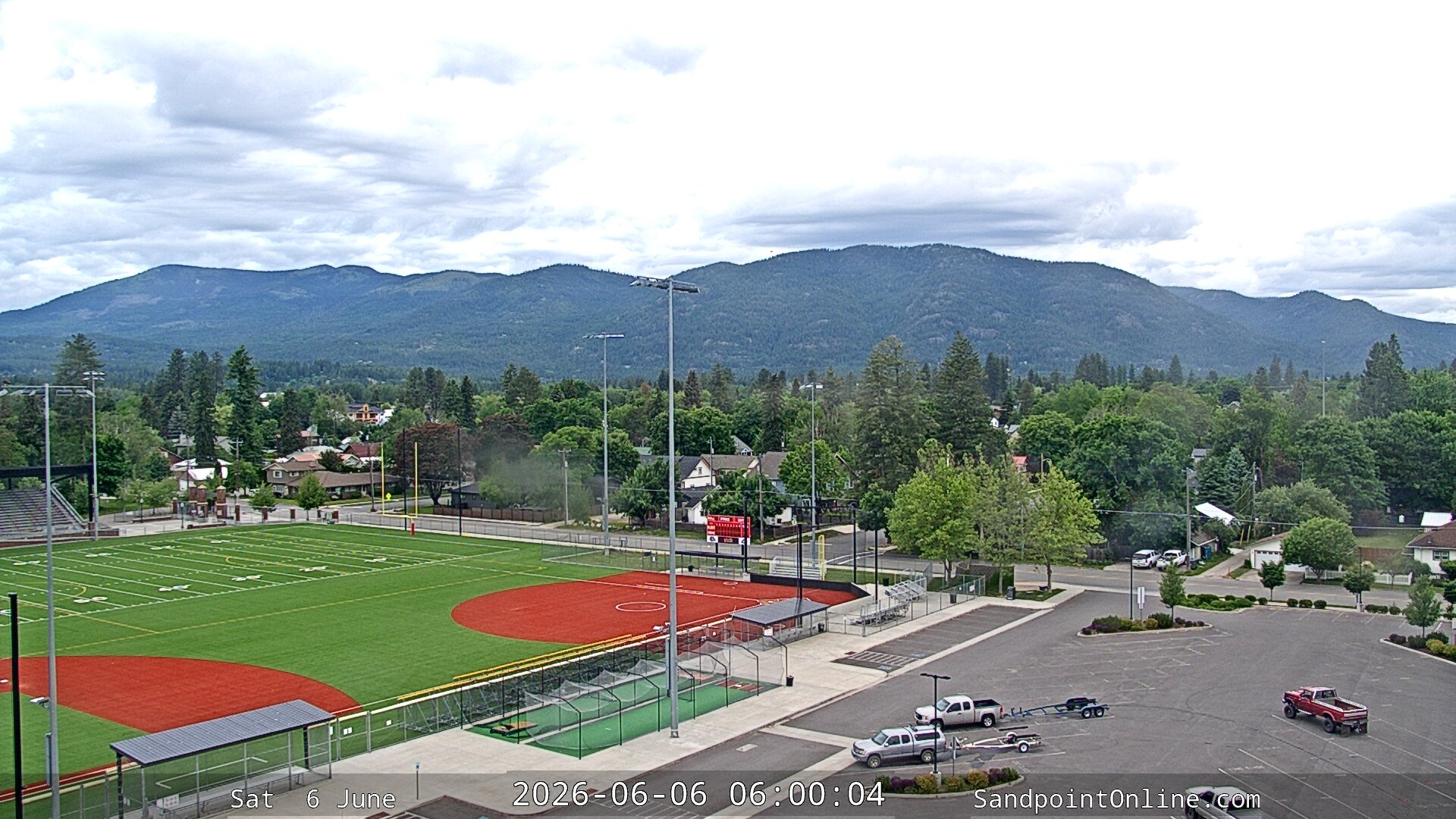 time-lapse frame, Sandpoint Online - Schweitzer Mountain webcam