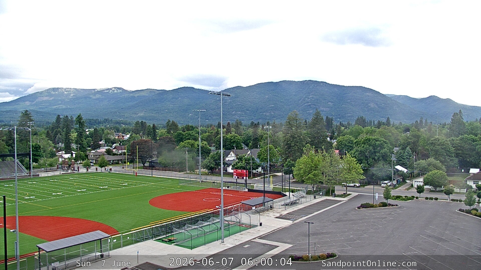 time-lapse frame, Sandpoint Online - Schweitzer Mountain webcam