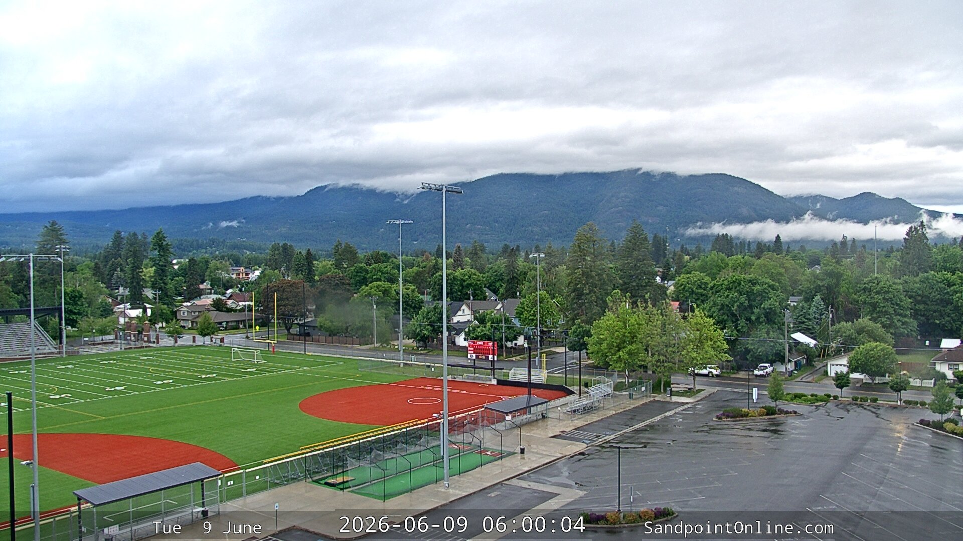 time-lapse frame, Sandpoint Online - Schweitzer Mountain webcam
