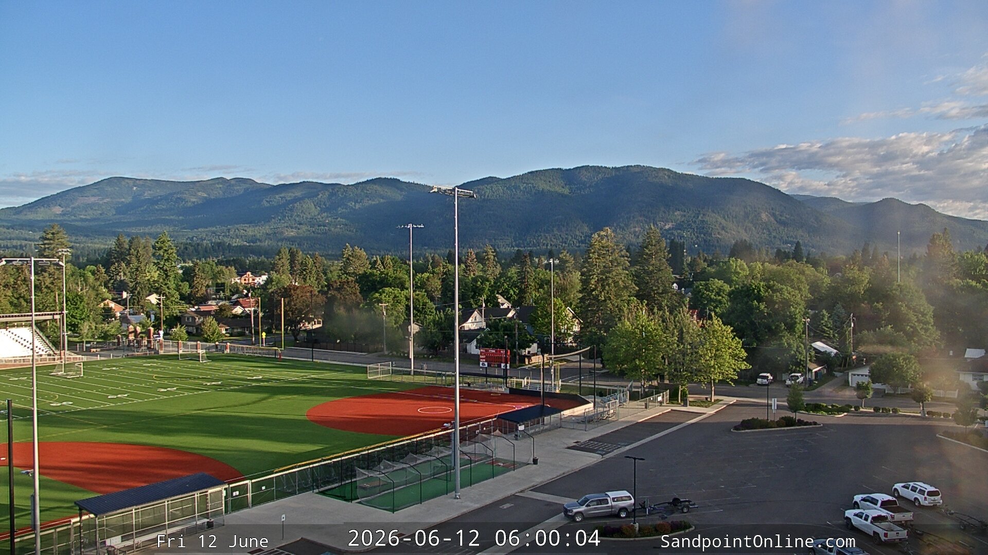 time-lapse frame, Sandpoint Online - Schweitzer Mountain webcam