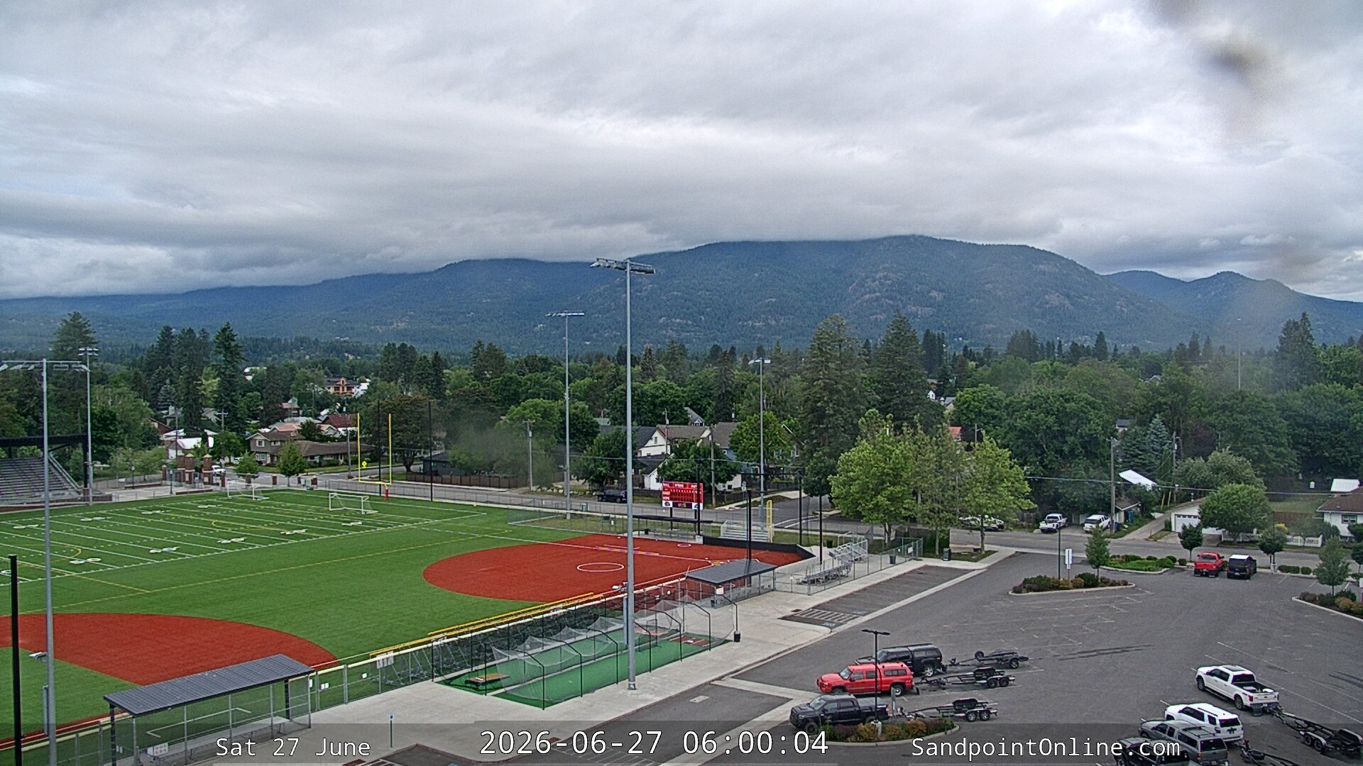 time-lapse frame, Sandpoint Online - Schweitzer Mountain webcam