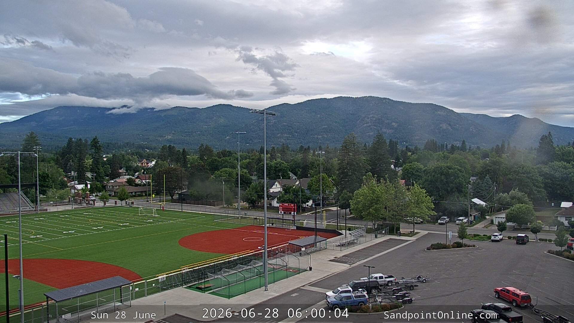 time-lapse frame, Sandpoint Online - Schweitzer Mountain webcam