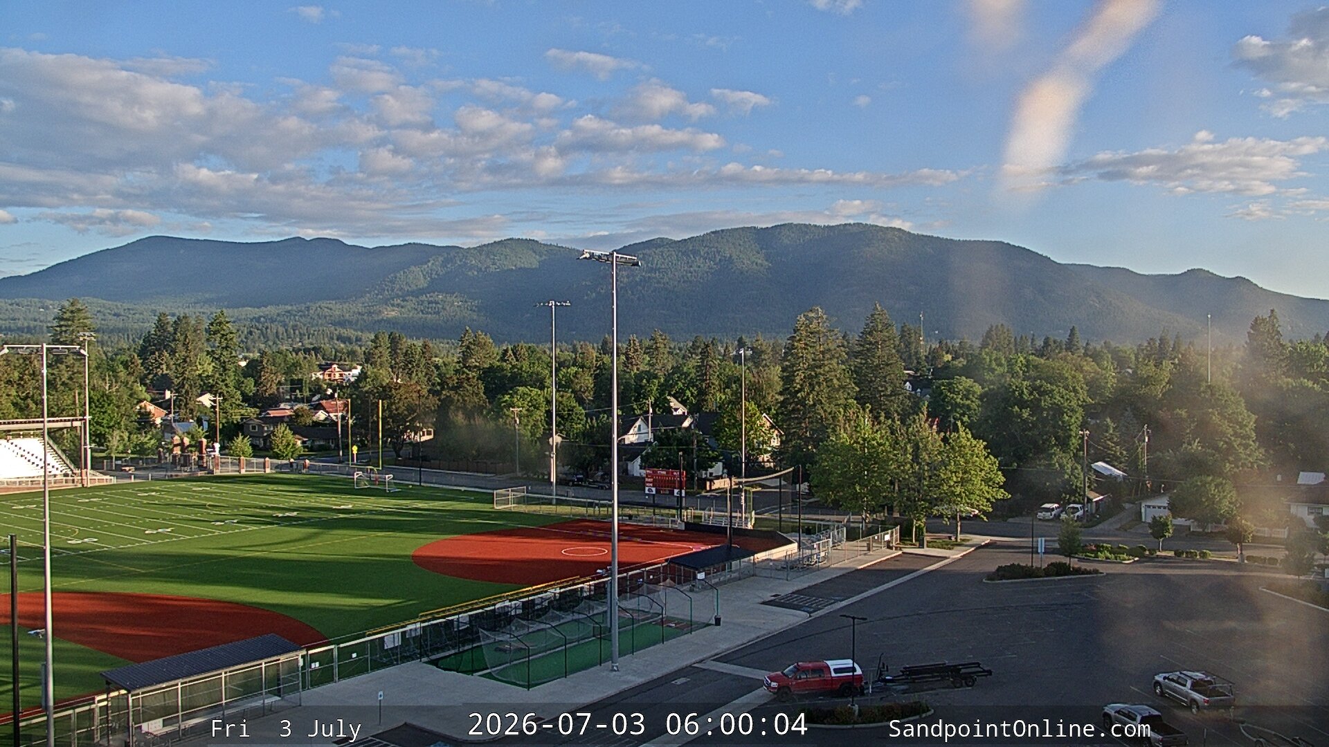 time-lapse frame, Sandpoint Online - Schweitzer Mountain webcam