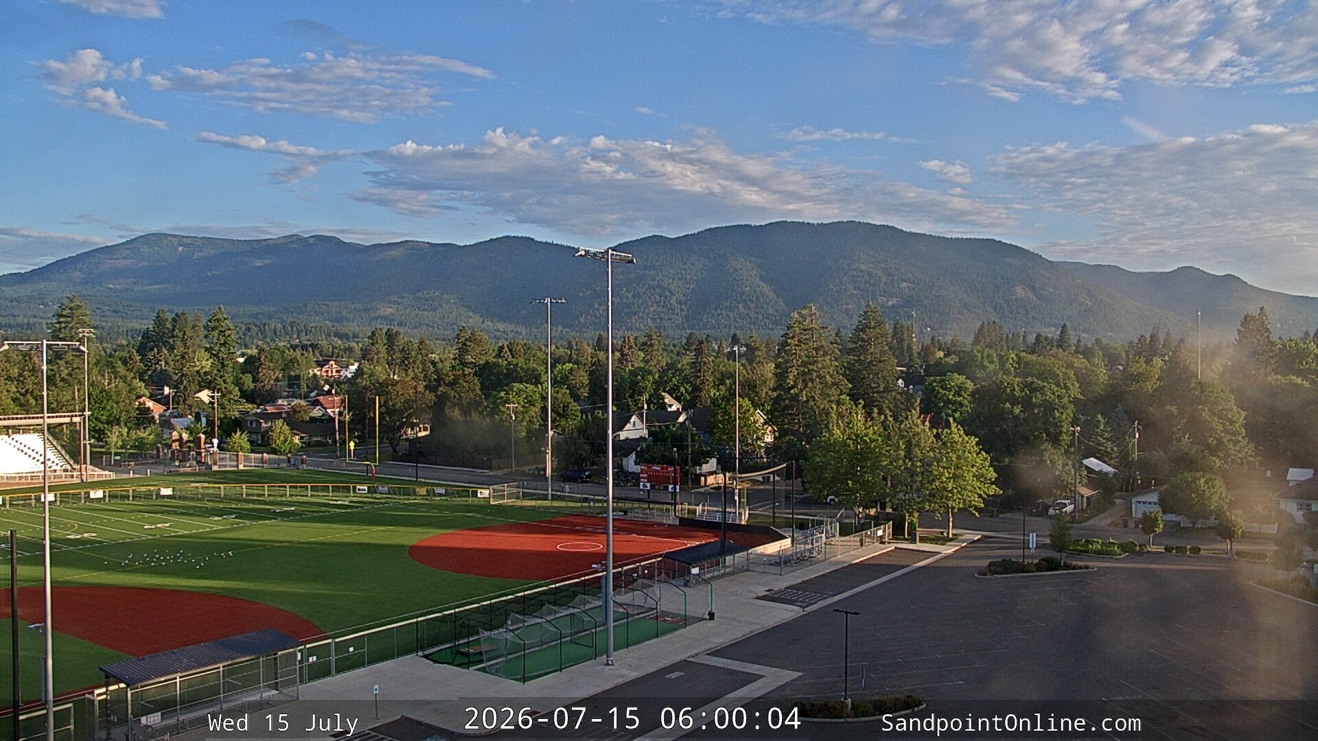 time-lapse frame, Sandpoint Online - Schweitzer Mountain webcam