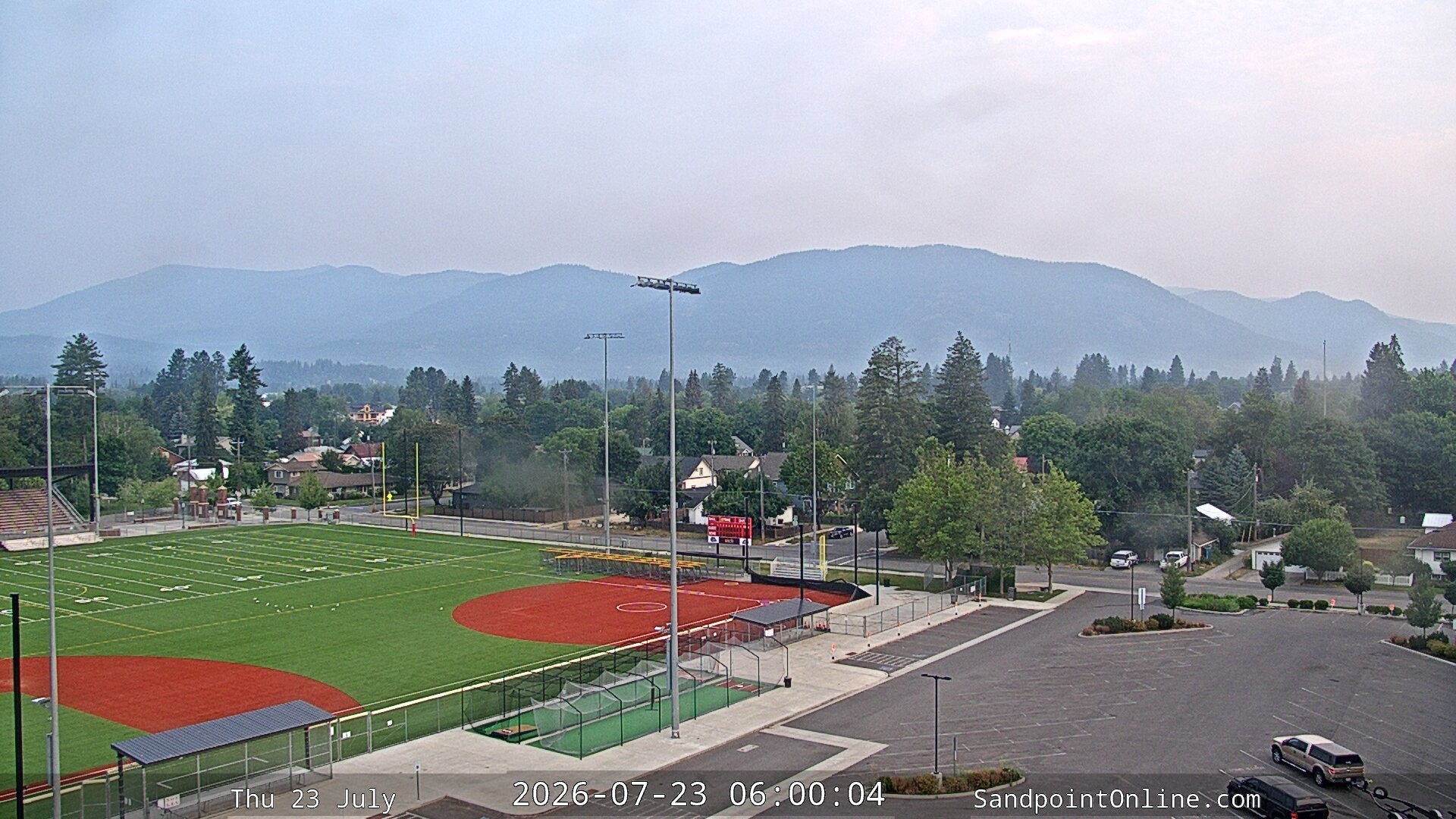 time-lapse frame, Sandpoint Online - Schweitzer Mountain webcam