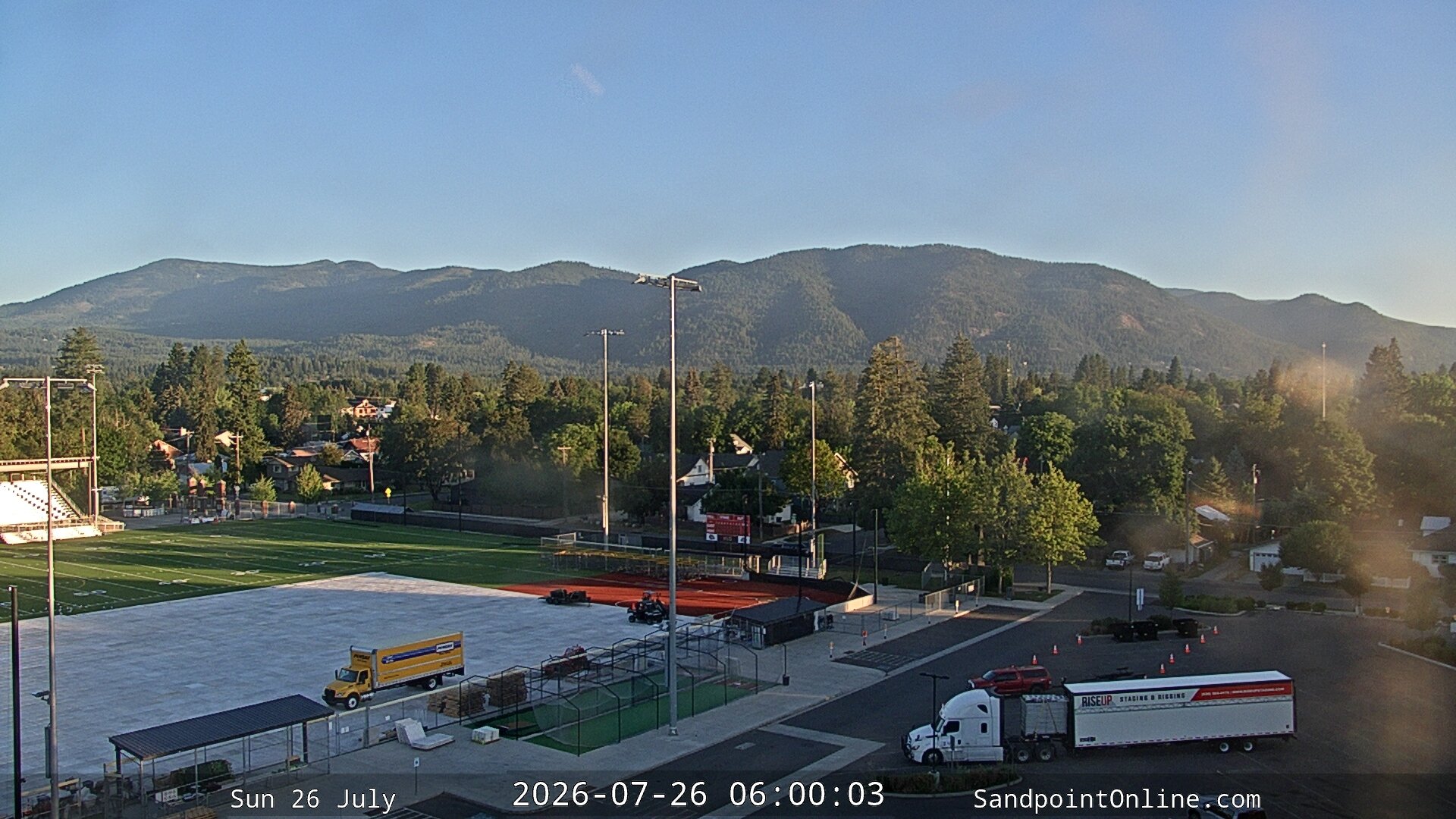 time-lapse frame, Sandpoint Online - Schweitzer Mountain webcam