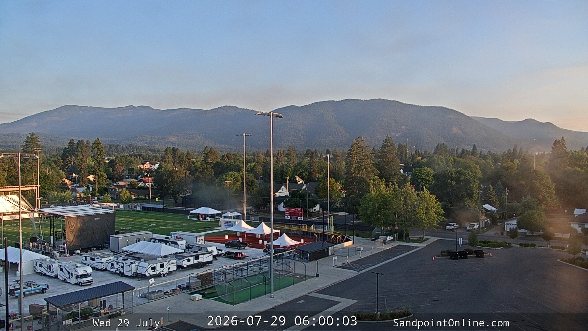time-lapse frame, Sandpoint Online - Schweitzer Mountain webcam