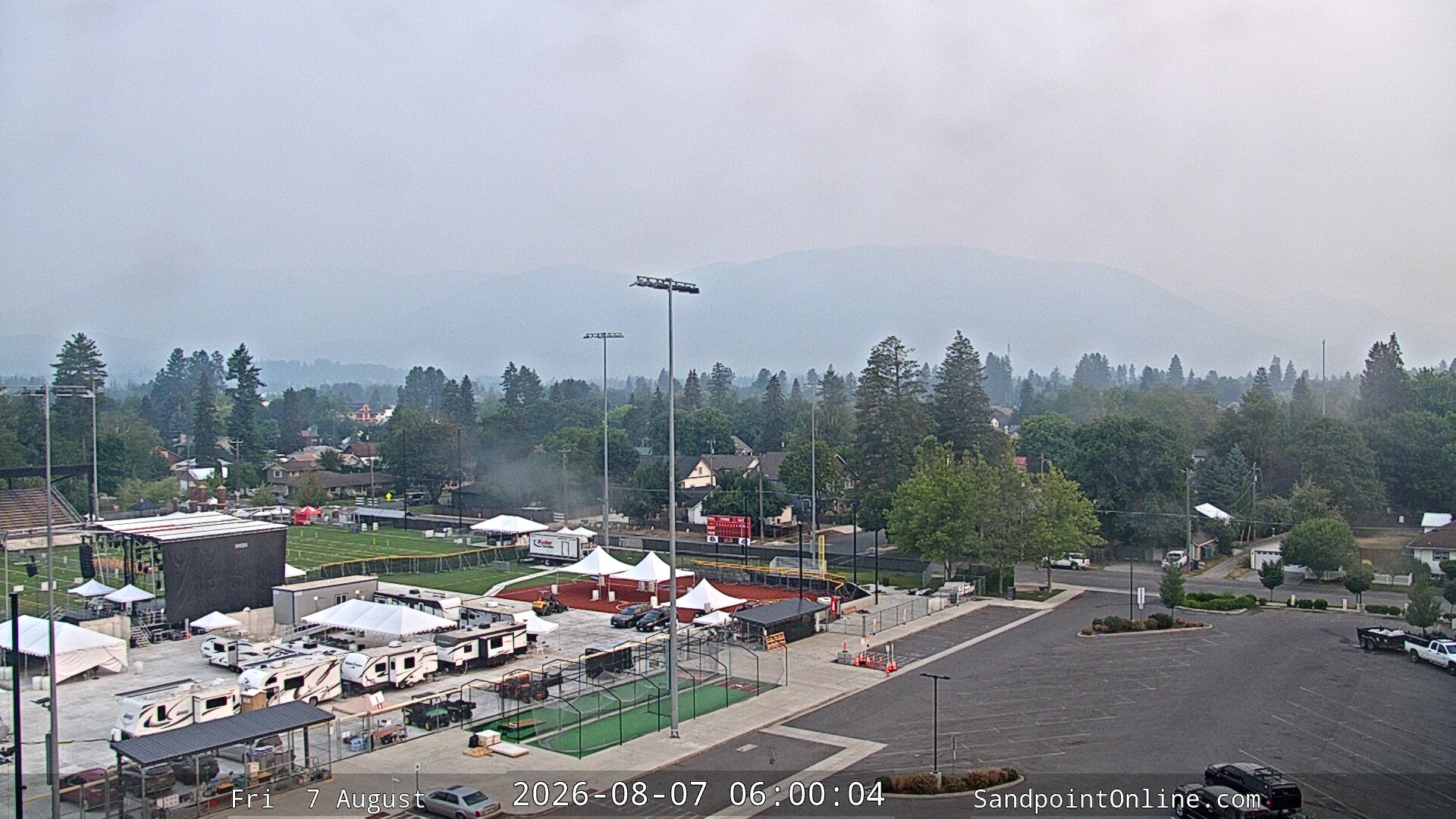 time-lapse frame, Sandpoint Online - Schweitzer Mountain webcam