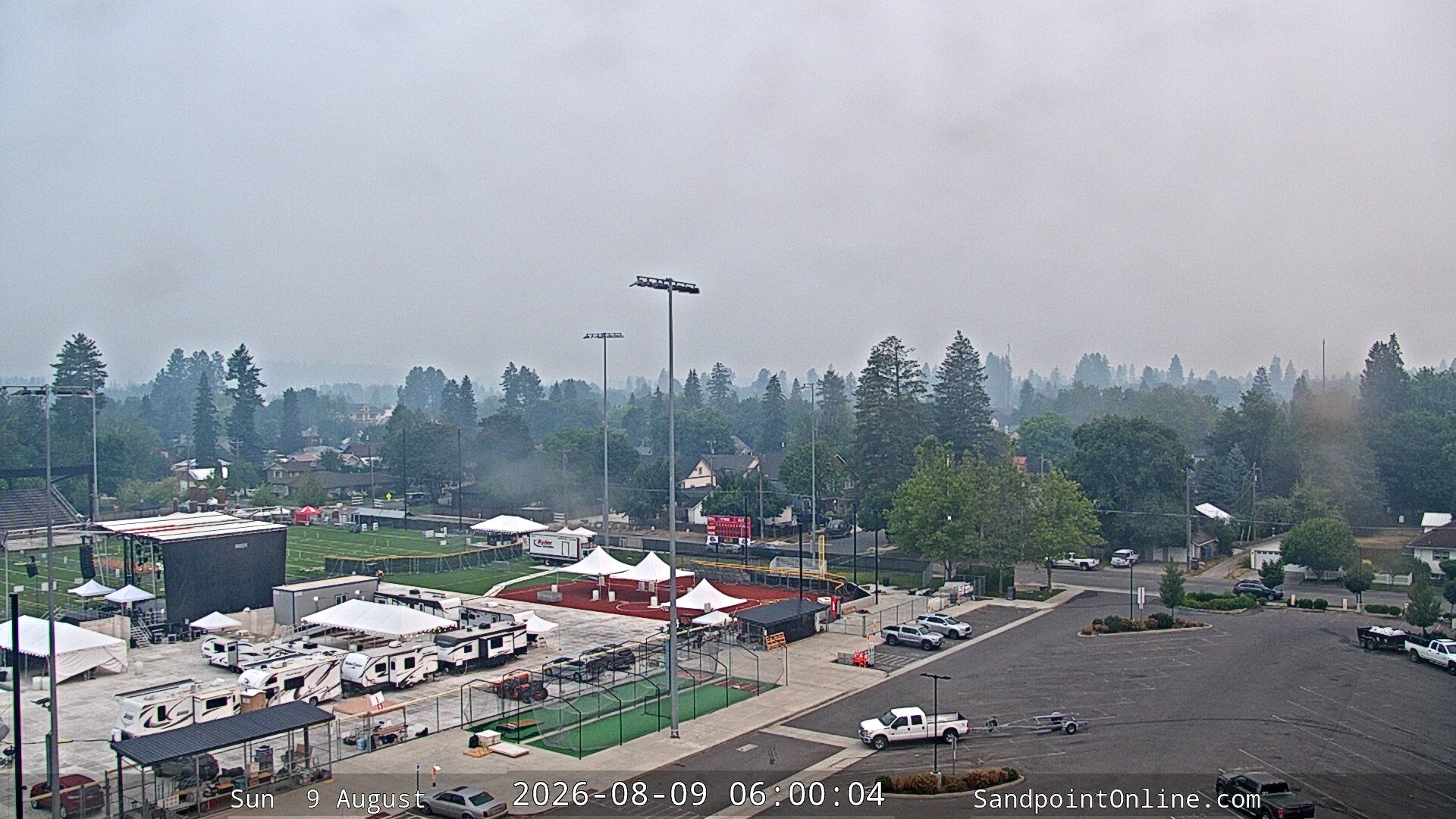 time-lapse frame, Sandpoint Online - Schweitzer Mountain webcam