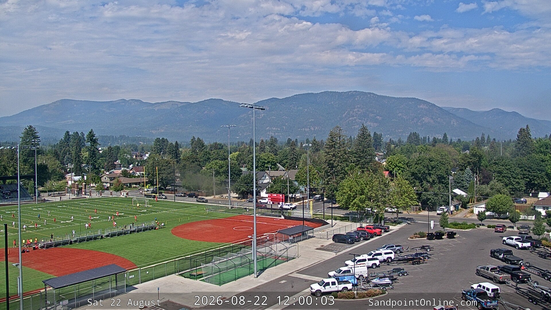 view from Sandpoint Online - Schweitzer Mountain on 2026-08-22