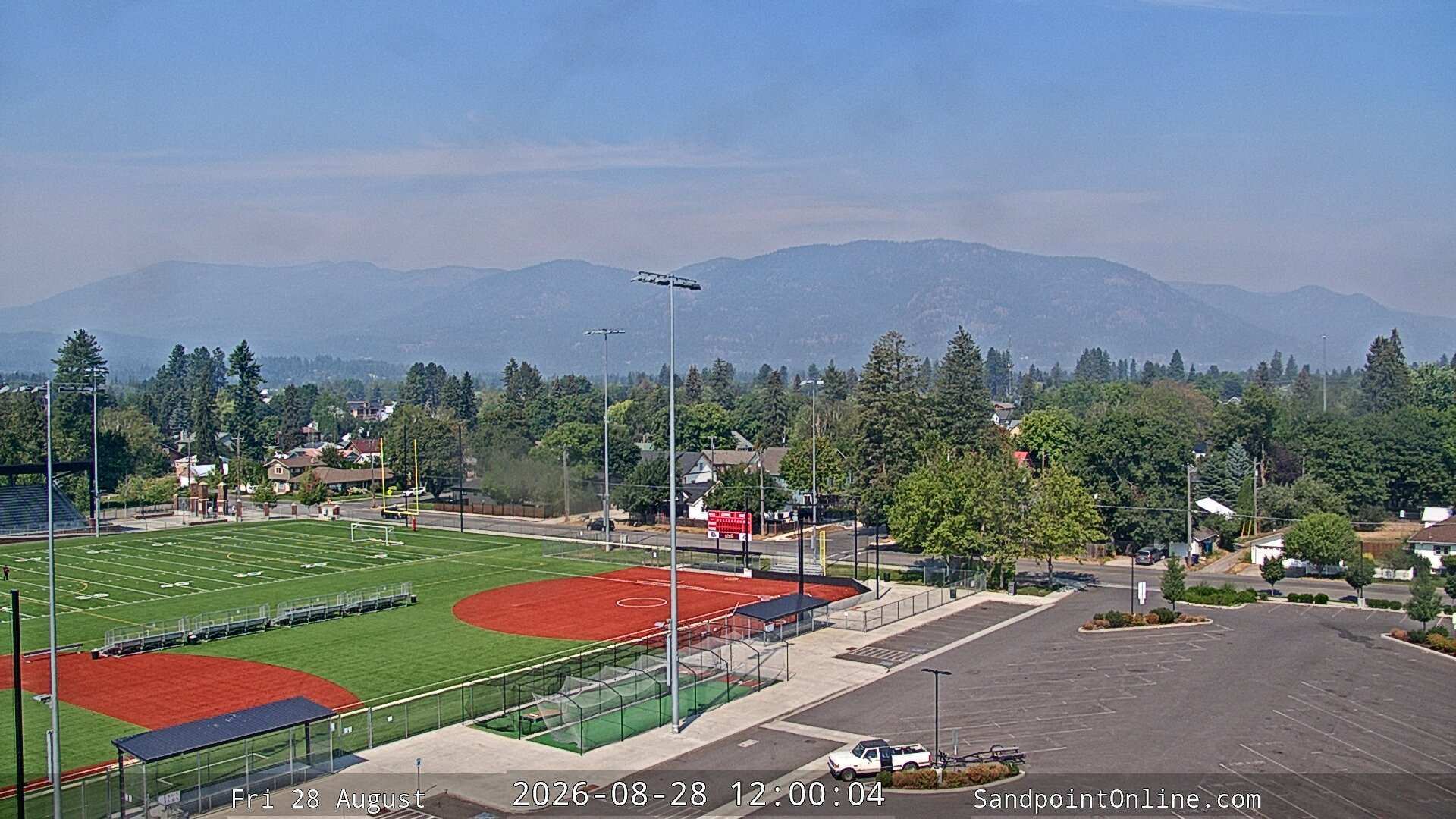 view from Sandpoint Online - Schweitzer Mountain on 2026-08-28