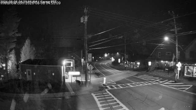 time-lapse frame, Downtown Inlet, NY webcam