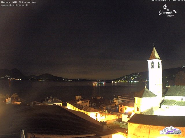 time-lapse frame, Baveno 3 febbraio 2018 webcam