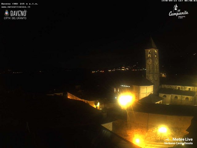 time-lapse frame, Baveno webcam