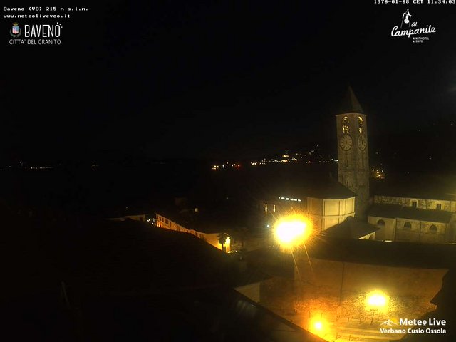 time-lapse frame, Baveno webcam