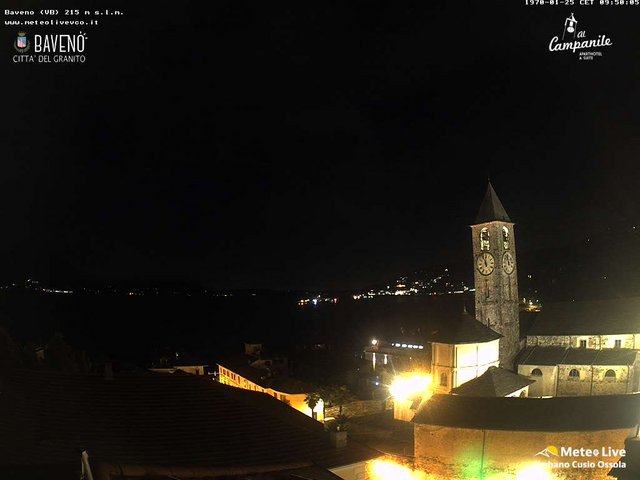 time-lapse frame, Baveno webcam