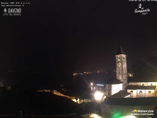 time-lapse frame, Baveno webcam