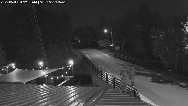 time-lapse frame, South Shore Rd, Inlet, NY webcam