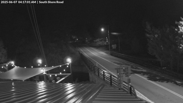 time-lapse frame, South Shore Rd, Inlet, NY webcam