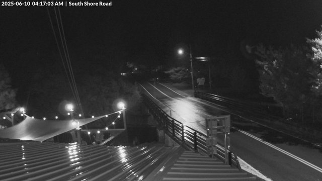 time-lapse frame, South Shore Rd, Inlet, NY webcam