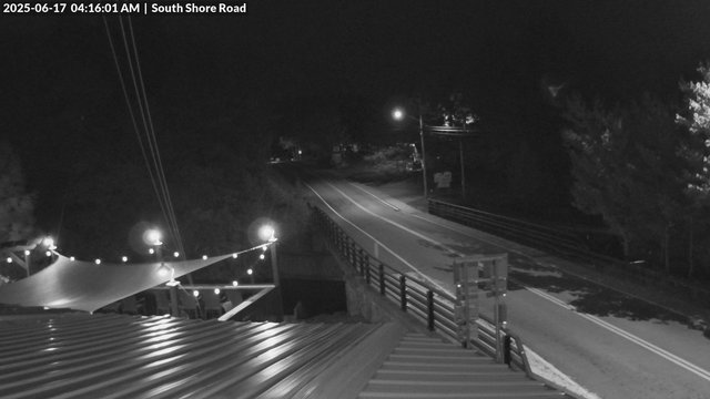 time-lapse frame, South Shore Rd, Inlet, NY webcam