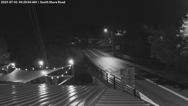 time-lapse frame, South Shore Rd, Inlet, NY webcam