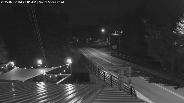 time-lapse frame, South Shore Rd, Inlet, NY webcam