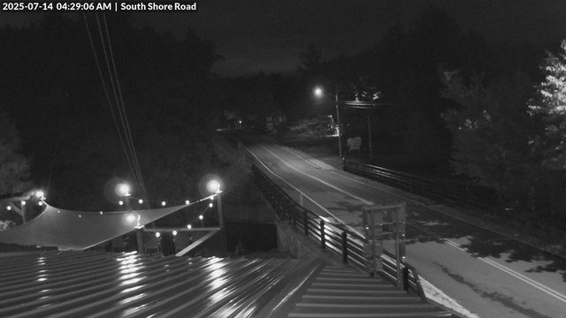 time-lapse frame, South Shore Rd, Inlet, NY webcam