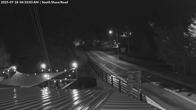 time-lapse frame, South Shore Rd, Inlet, NY webcam