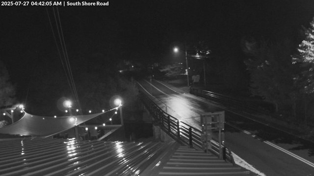 time-lapse frame, South Shore Rd, Inlet, NY webcam