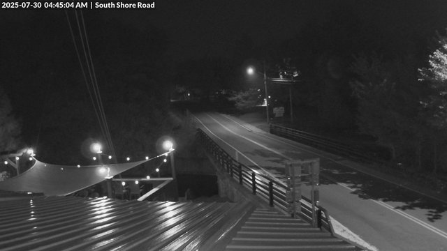 time-lapse frame, South Shore Rd, Inlet, NY webcam