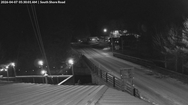 time-lapse frame, South Shore Rd, Inlet, NY webcam