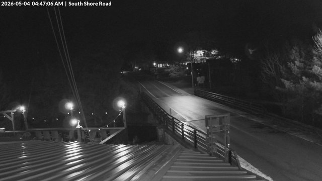 time-lapse frame, South Shore Rd, Inlet, NY webcam