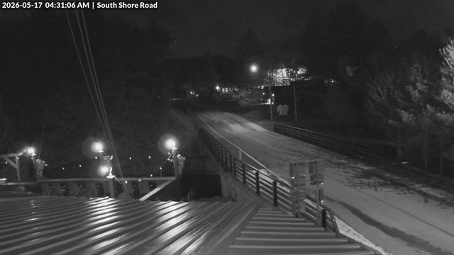 time-lapse frame, South Shore Rd, Inlet, NY webcam