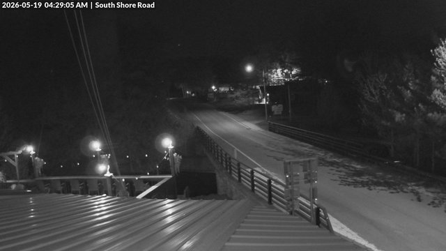 time-lapse frame, South Shore Rd, Inlet, NY webcam