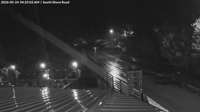 time-lapse frame, South Shore Rd, Inlet, NY webcam