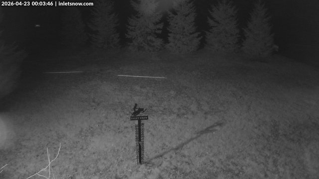 time-lapse frame, InletSnow.com webcam