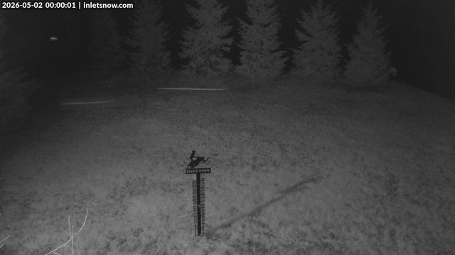 time-lapse frame, InletSnow.com webcam