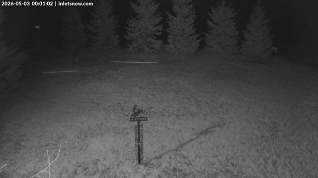 time-lapse frame, InletSnow.com webcam