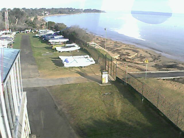 time-lapse frame, Cowes Yacht Club - West webcam