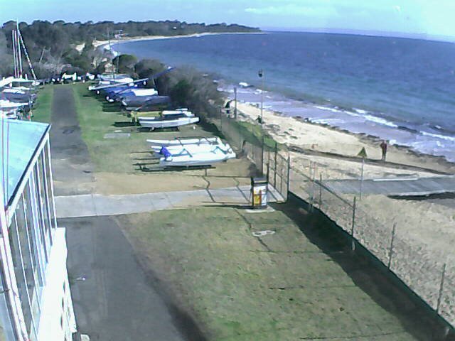 time-lapse frame, Cowes Yacht Club - West webcam