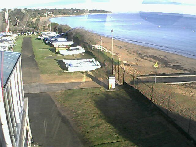 time-lapse frame, Cowes Yacht Club - West webcam