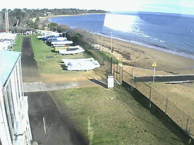 time-lapse frame, Cowes Yacht Club - West webcam