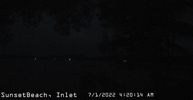 time-lapse frame, Sunset Beach webcam