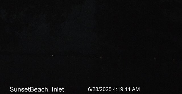 time-lapse frame, Sunset Beach webcam