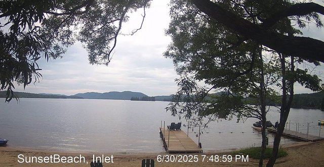 time-lapse frame, Sunset Beach webcam