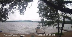 view from Sunset Beach on 2025-07-01