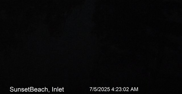 time-lapse frame, Sunset Beach webcam